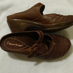Bare Traps leather mules